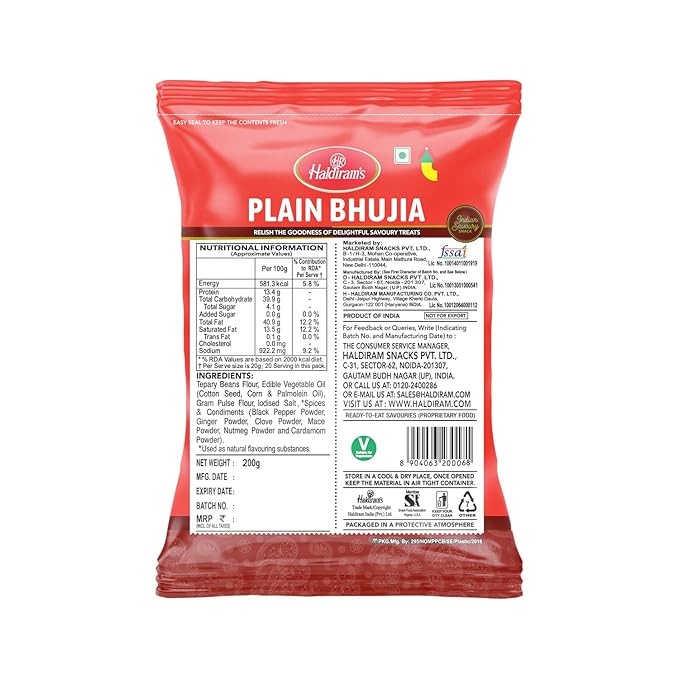 Haldirams Bhujia Plain 200g