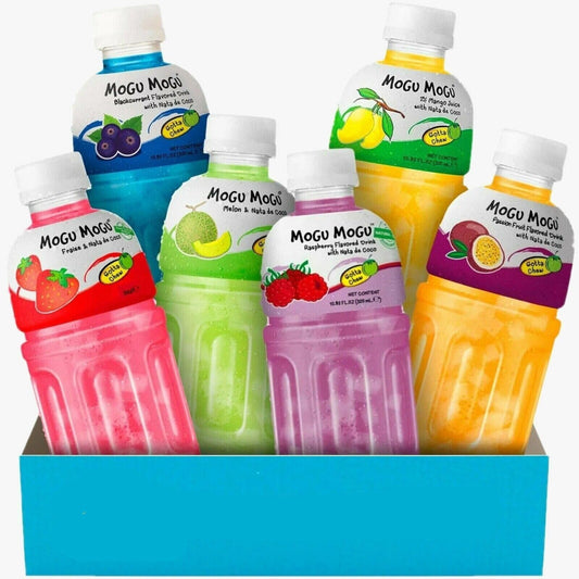 Mogu Mogu Flavoured Drink With Nata De Coco - 320Ml (Assorted)