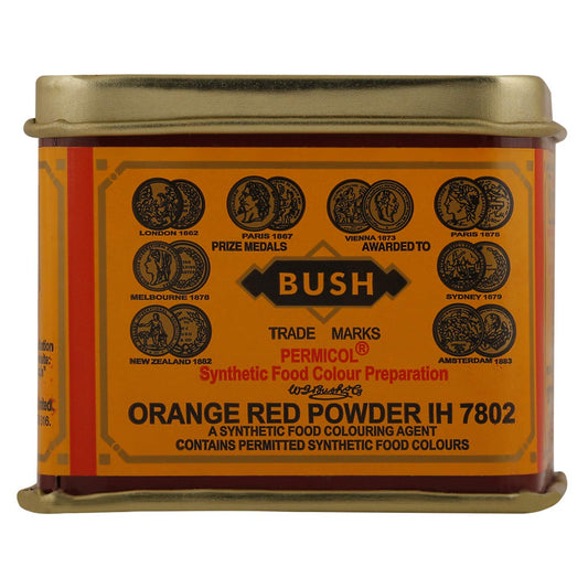 Bush Orange Red Food Colour 100g