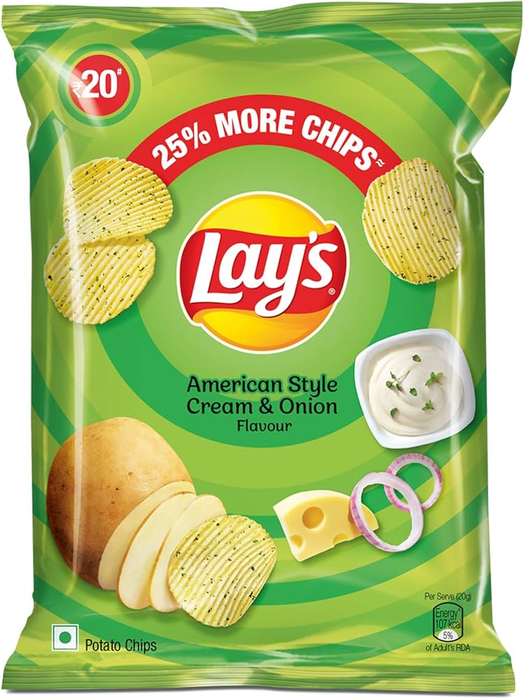 Lays American Cream & Onion 50G