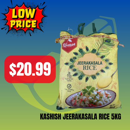 Kashish Jeerakasala Rice 5kg
