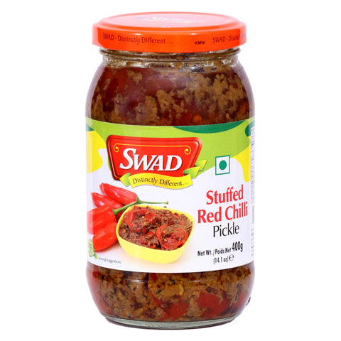 Swad Pickled Red Chilli Stuffed 400GM