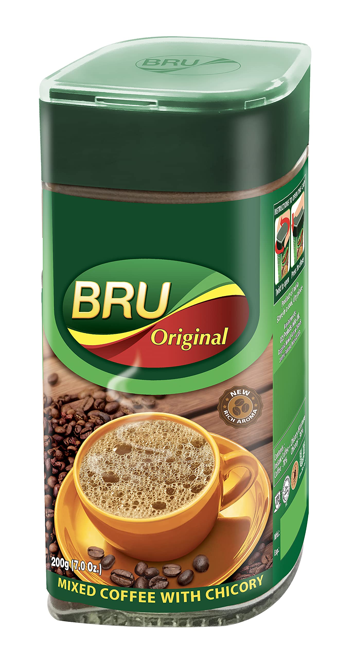 Bru Coffee Original Green Jar 200G