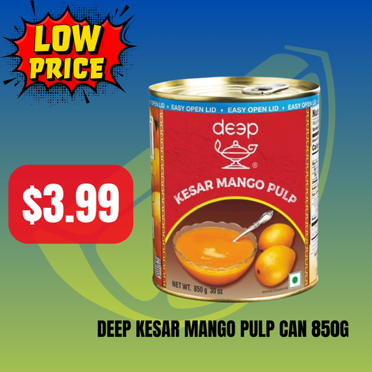 Deep Kesar Mango Pulp Can 850g