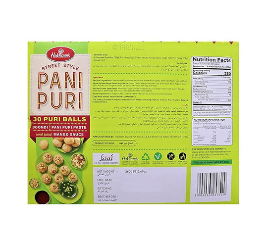 Haldirams Panipuri 360g