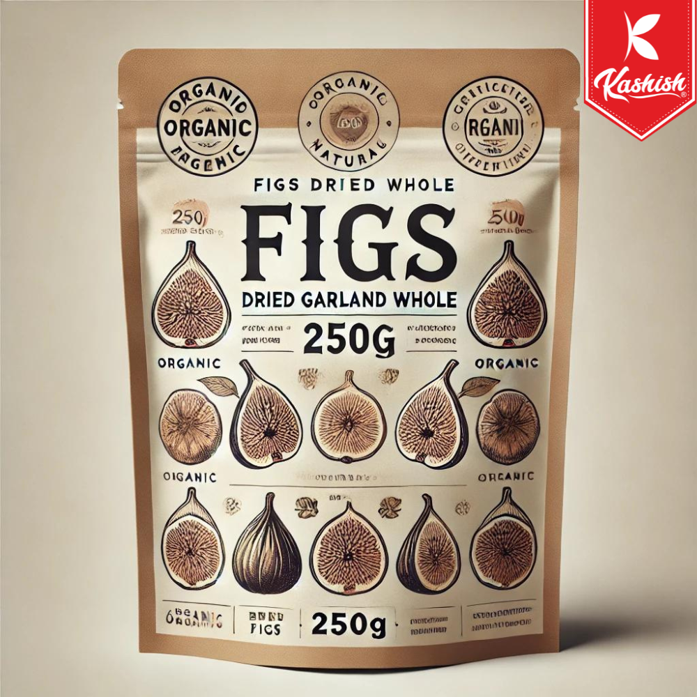 FIGS DRIED GARLAND WHOLE 250G