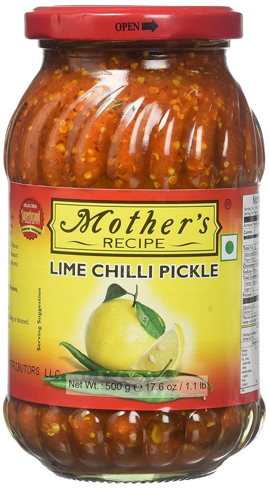Mothers Recipe Lime Chilli Pickle 500g