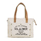 SEL de MER Qyom Paris Bag White