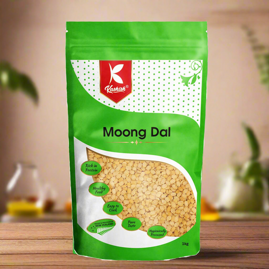 Moong Dhuli 1kg (Green Moong Lentils without skin) (Kashish)