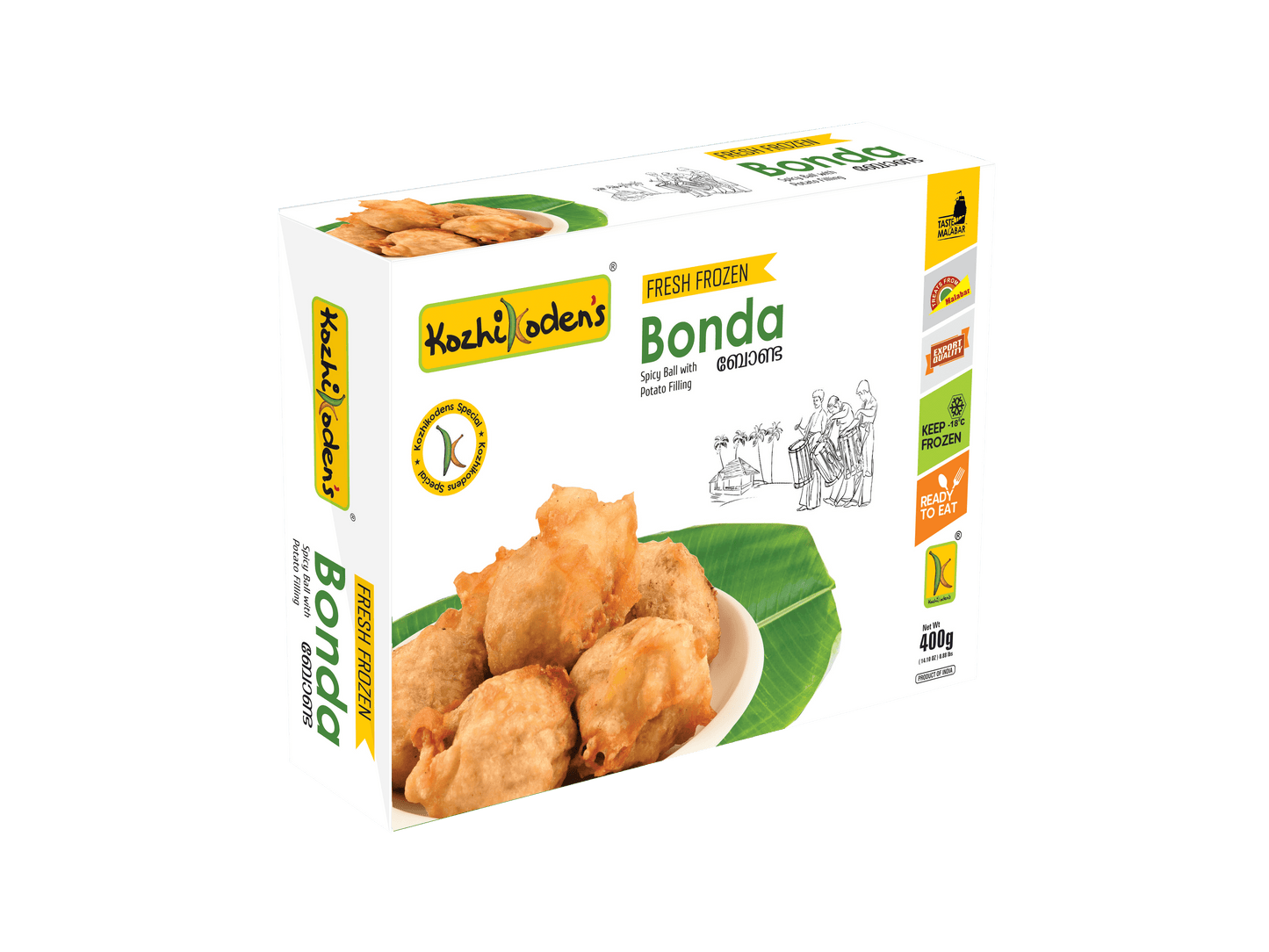 Frozen Vegetable Bonda 400g (Kozhikoden’s)
