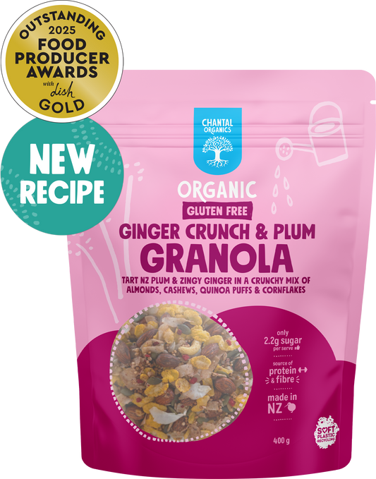 Ginger Crunch & Plum Granola 400g