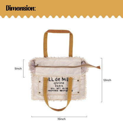 SEL de MER Qyom Paris Bag White