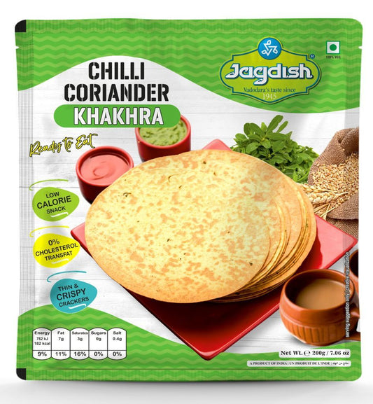 Jagdish Chilli & Coriander Khakhra 200g