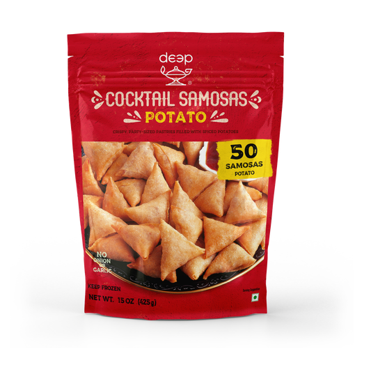 Frozen Cocktail Potato Samosa 425g - 50 Samosas (Deep)