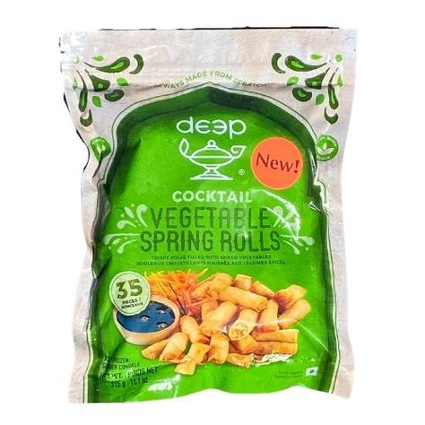 Frozen Cocktail Vege Spring Roll 315g - 35 Spring Rolls (Deep)