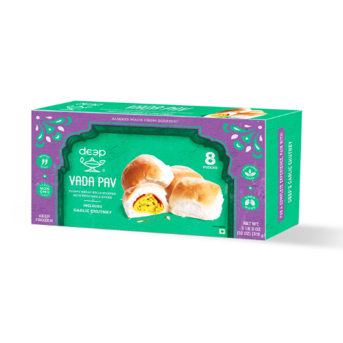 Frozen Vadapav With Chutney 510g (Deep)