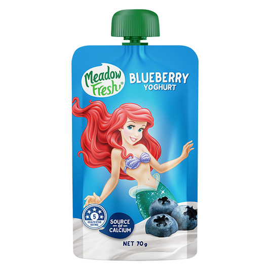 Meadow Fresh Yoghurt Blueberry Pouch 70g