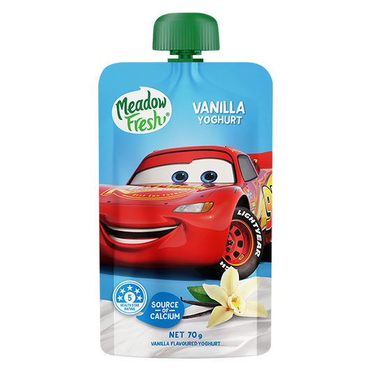 Meadow Fresh Yoghurt Vanilla Pouch 70g