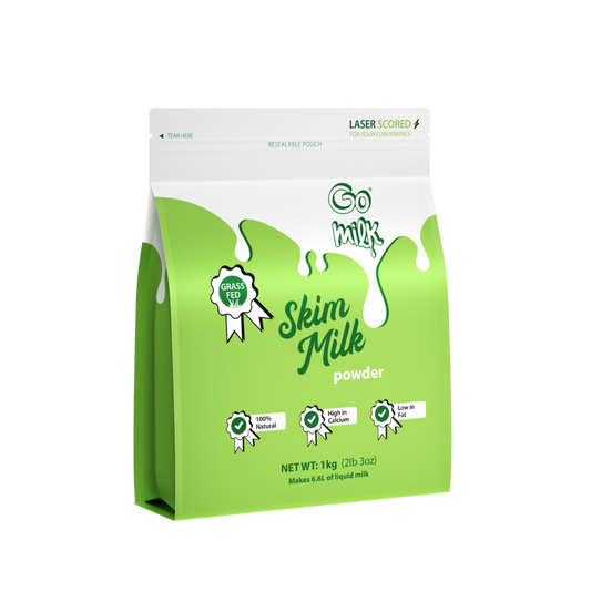 Go Milk 1kg Skim Milk Powder Zipper pouch