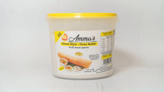 Amma's Home Style Dosa Batter 750g (Unsalted)