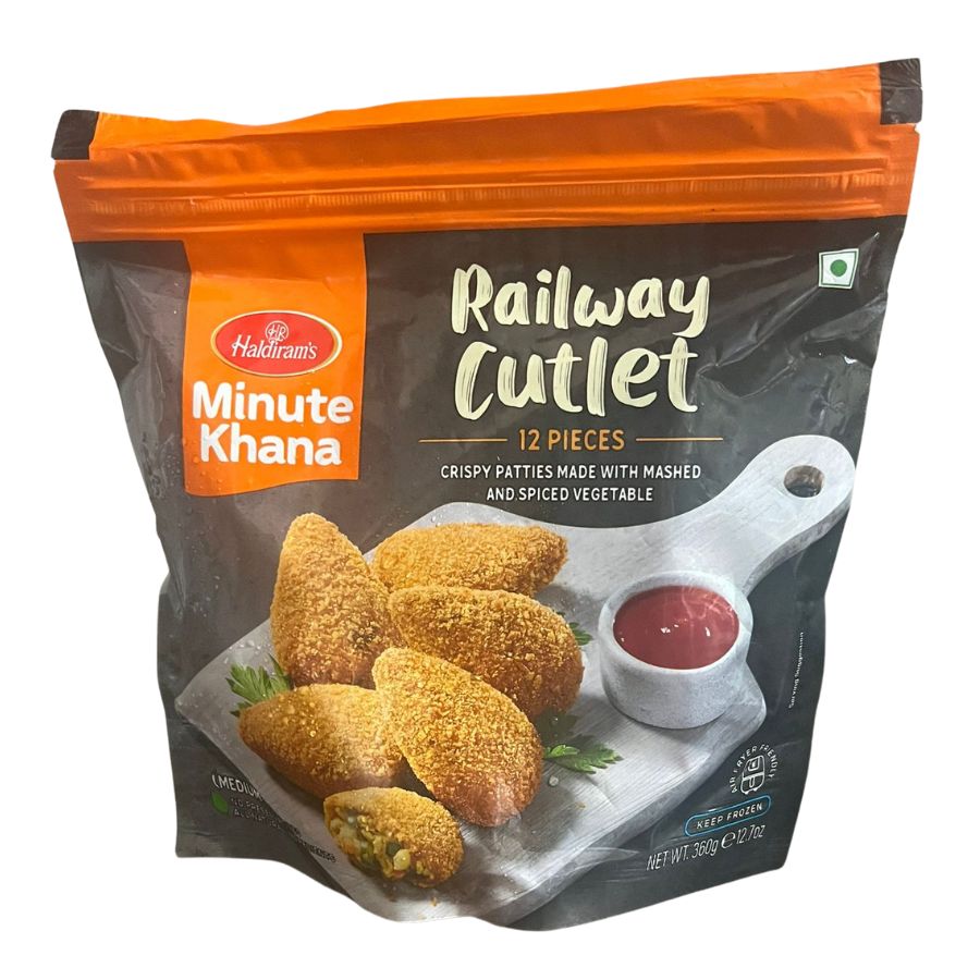 Frozen Haldirams Railway Cutlet 360g