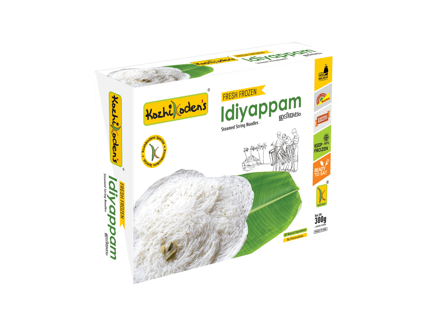 Frozen Idiyappam 300g (Kozhikoden’s)