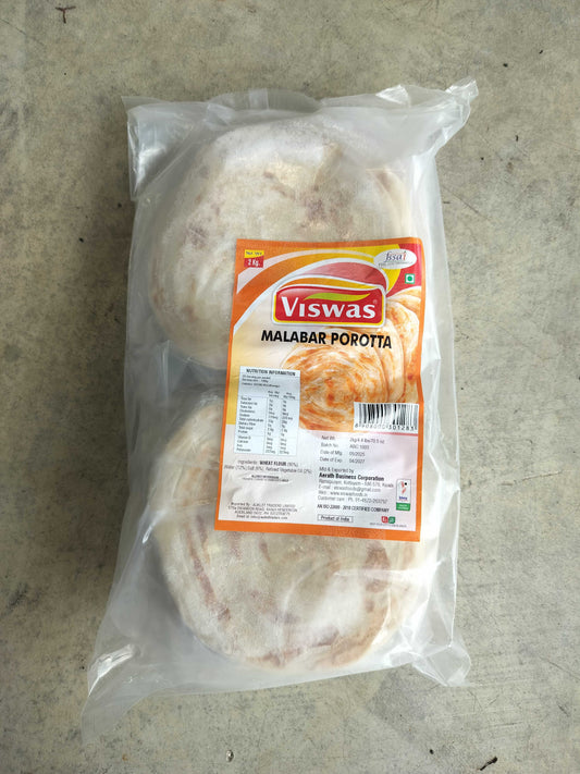 Frozen Viswas Malabar Parotta 2Kg