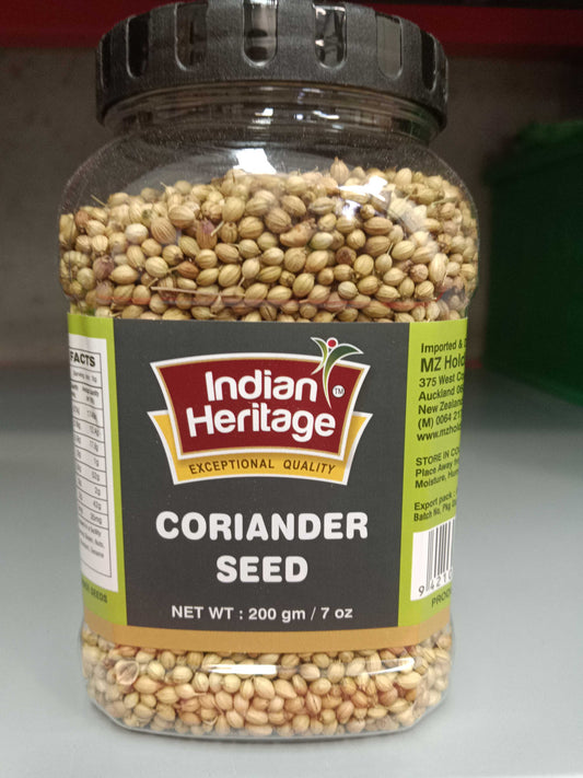 Indian Heritage Jar Corrainder Seeds 200g