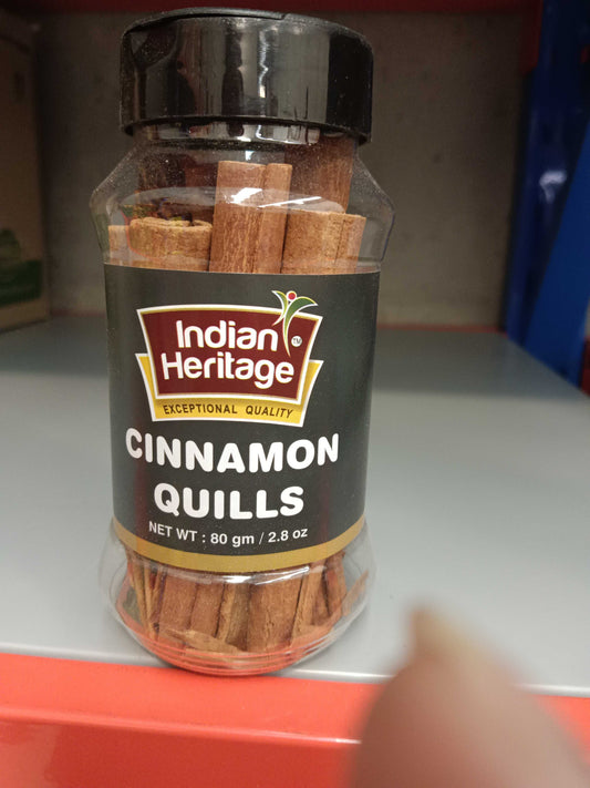 Cinnamon Quills Jar 80g (Indian Heritage)