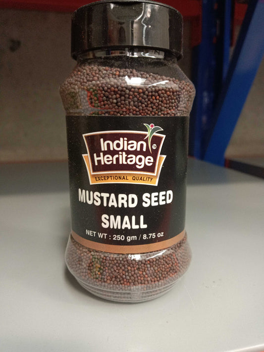 Indian Heritage Jar Mustard Seeds Small 250g
