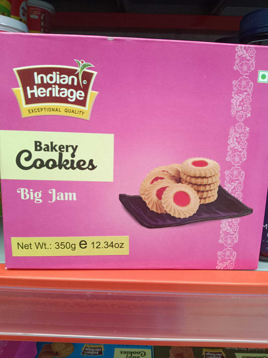 Indian Heritage Big Jam Cookies 350g