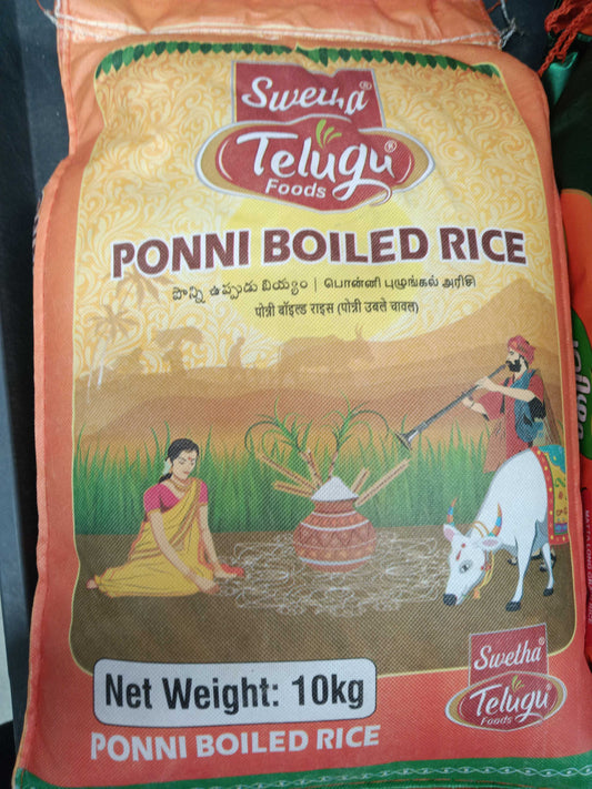 Ponni Boiled Rice 10Kg (Swetha)