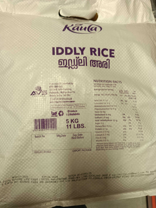 Idly Rice 5kg (Kaula)