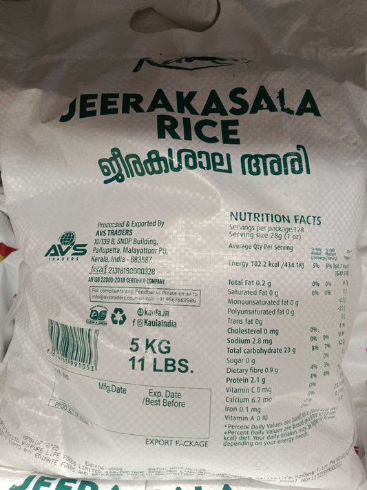 Jeerakasala Rice 5kg (Kaula)