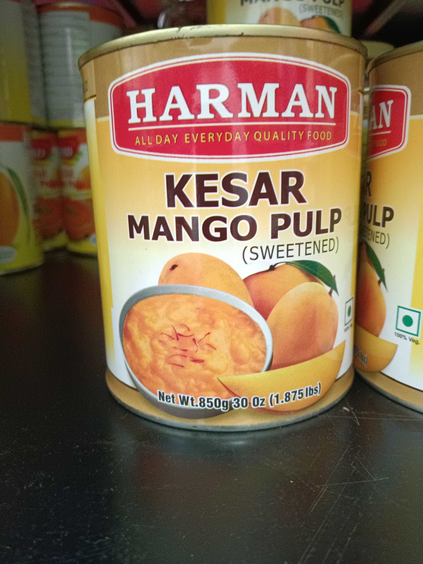 Kesar Mango Pulp 850g  (Harman)