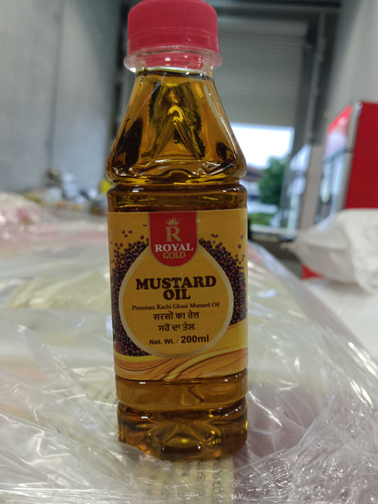 Mustard Oil 200ml (Royal Gold)