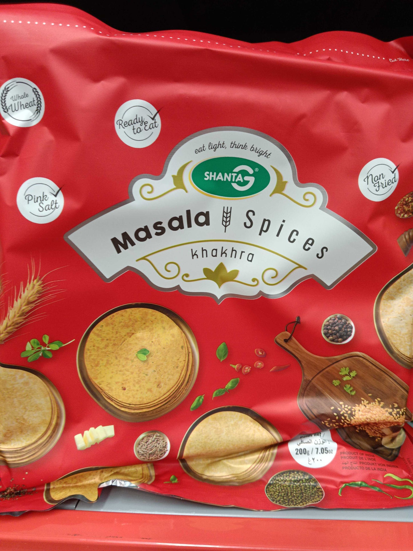 Masala Khakhra 200g (Shanta G)