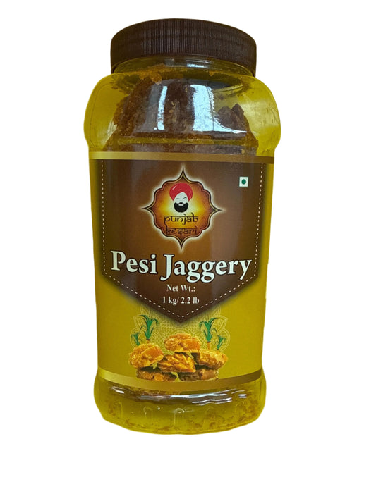 Pesi Gur Jar 1kg Punjab Kesri
