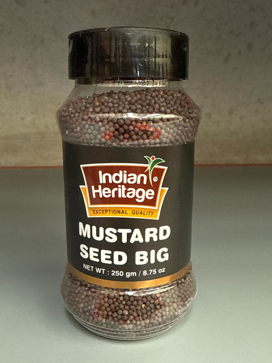 Indian Heritage Jar Mustard Seeds Big 250g