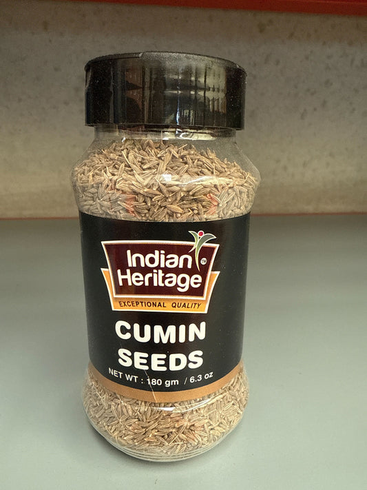 Indian Heritage Jar Cummin Seeds 180g