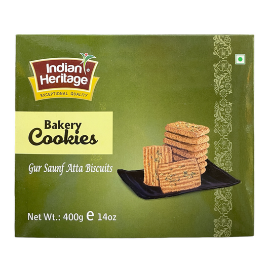 Indian Heritage Gur Sauf Cookies 400g