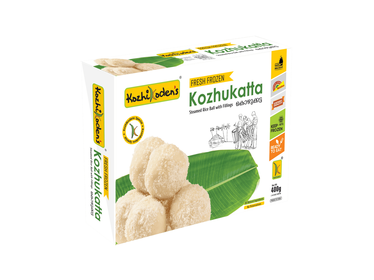 Frozen Kozhukkatta 400g (Kozhikoden’s)