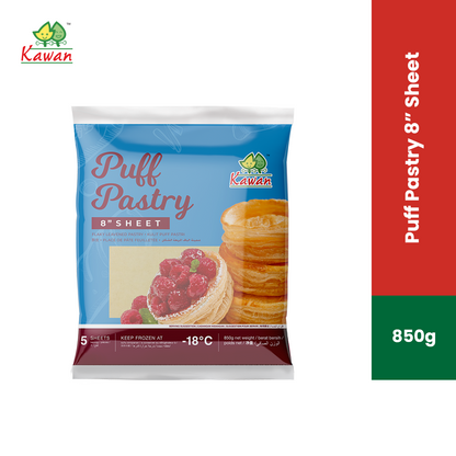 Frozen Puff Pastry 8 x 5 x 170g (Kawan)
