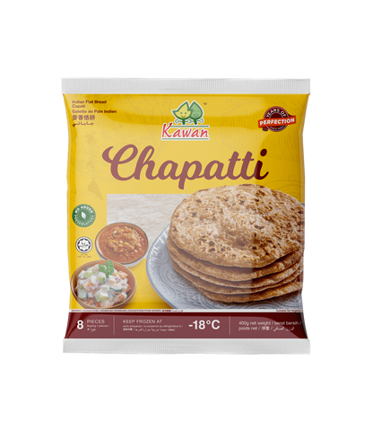 Frozen Roti Chapati 5pcs x 50g (Kawan)