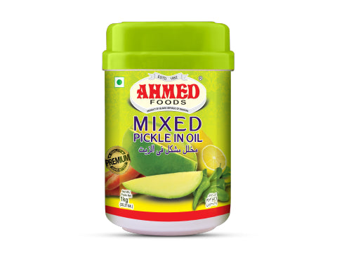 Mixed Pickle in Oil 1Kg (Ahmed)