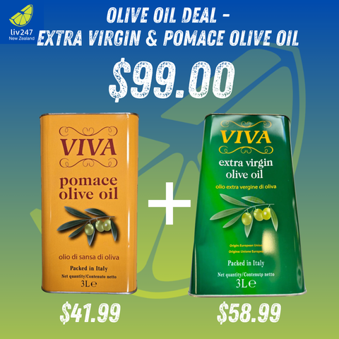 Olive Oil Deal - Extra Virgin & Pomace Olive Oil @ $99