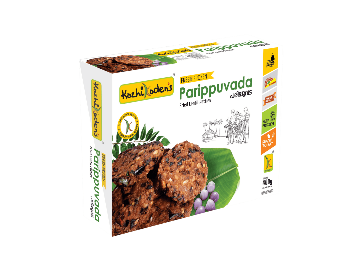 Frozen Parippuvada 400g (Kozhikoden’s)