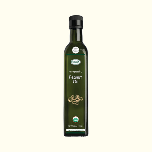 Down To Earth Organic Peanut Oil Cold Pressed 500ml