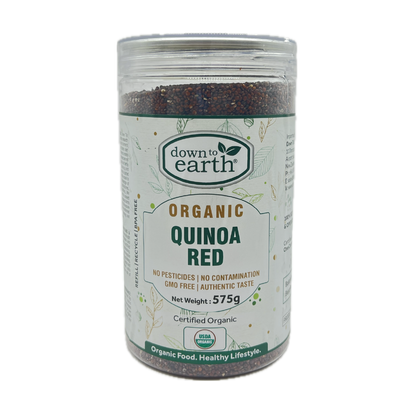 Organic Quinoa Red 575g (Down To Earth)