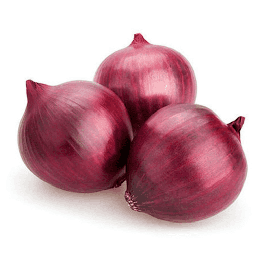 Onions Red Unpeeled 1kg Bag